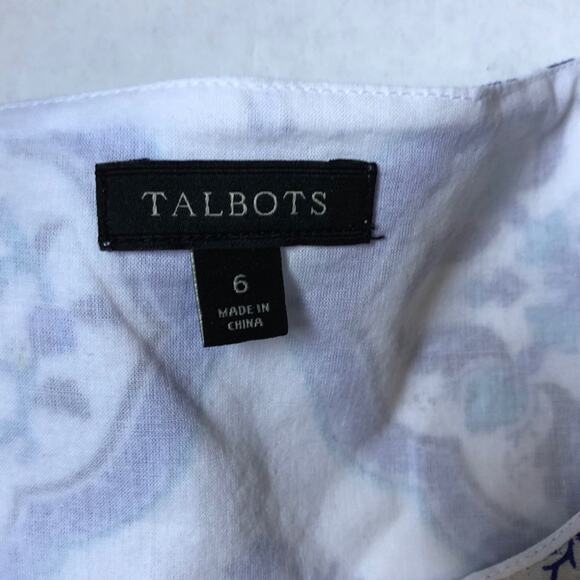 Talbots Geometric Floral Tank - Picture 3 of 4